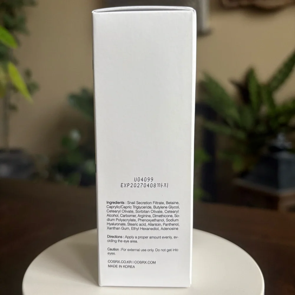 New in Box! COSRX Advanced Snail 92 All in One Cream